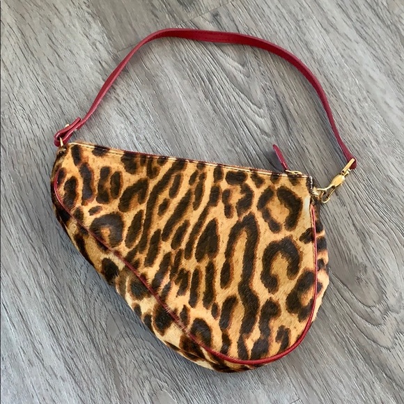 Christian Dior leopard saddle pony fur (LIKE NEW) - Picture 2 of 4